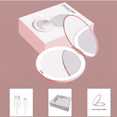 thumbnail image 3 of "Espejo Con Led Luz Recargable Para Maquillaje Portatil 1x2 Belug, Rosa ", 3 of 5