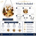thumbnail image 2 of Christmas Suncatcher 7.5", Acrylic Reindeer Puzzle Window Hanging Ornament, Clear Suncatcher Decor for Home, 1 Pack, 2 of 6