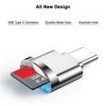 thumbnail image 4 of 2X Adaptador de Lector de Tarjetas Micro-SD, USB Tipo C una Lector de Tarjetas Micro-SD/TF Adaptador de Tarjetas Micro-SD para Tipo-C,B, 4 of 5