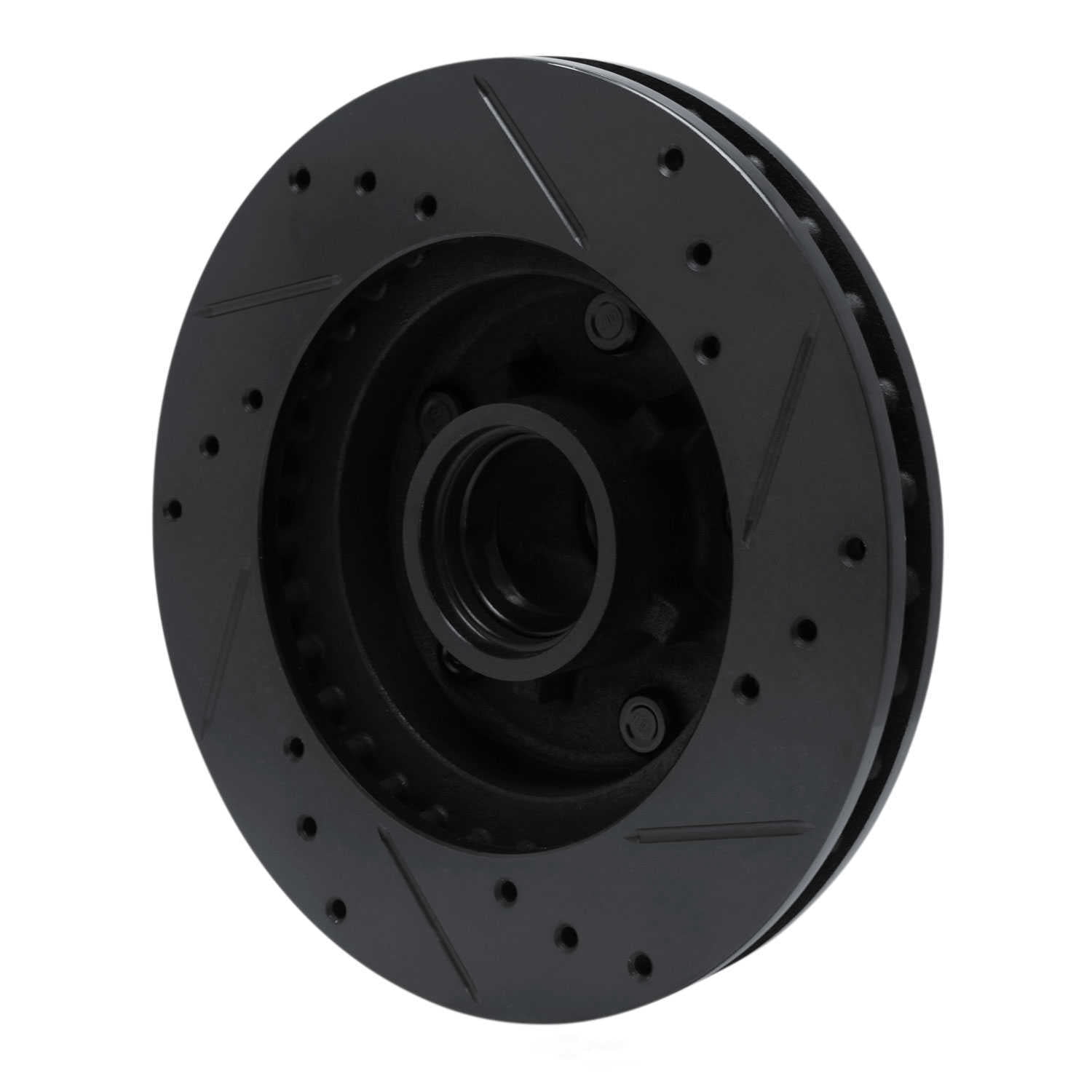Dynamic Friction Company 633-47007L DFC Brake Rotor - Drilled And Slotted - Black