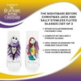 thumbnail image 7 of The Nightmare Before Christmas Jack and Sally Stemless Fluted Glasses | Set of 2, 7 of 7