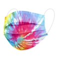 thumbnail image 2 of WeCare Disposable Face Mask, 3-Ply with Ear Loop (50 Individually Wrapped) - Tie Dye, 2 of 9