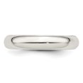 thumbnail image 4 of Chisel QCF040-10 4 mm Sterling Silver Comfort Fit Band, Polished - Size 10, 4 of 9
