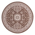 thumbnail image 5 of Unique Loom Outdoor Aztec Collection Area Rug - Chalca (10' Round Brown/Ivory), 5 of 7