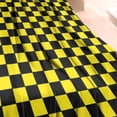 thumbnail image 3 of Yellow and Black Checkered Pattern Blanket,Comfortable Soft Flannel Throw Blanket,All Season,Warm Lightweight Blankets for Sofa Bed Couch Living Room Chair,60"x80", 3 of 4