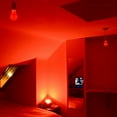 thumbnail image 6 of TORCHSTAR Red LED A19 Colored Light Bulb, 8W, Medium E26 Base, Bedroom, Living Room, Baby’s Room Night Lights, Pack of 6, 6 of 7