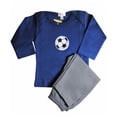 thumbnail image 1 of Loralin Design  Soccer Outfit - Blue  12-18 Months, 1 of 1