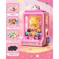 thumbnail image 4 of Mini máquina expendedora Claw Machine Jovow con monedas de juego y 30 juguetes, 4 of 7