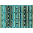 thumbnail image 1 of Ahgly Company Indoor Rectangle Oriental Light Blue Industrial Area Rugs, 6' x 9', 1 of 4