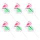 thumbnail image 1 of Flamingo Cake Candle Hawaiian Party Desktop Insert Assorted Color Illumination 30Pcs, 1 of 5