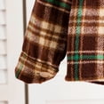 thumbnail image 5 of JTieaclothes Kids Long Sleeve Patchwork Plaid Printed Hooded Top Shirt Pants Set Casual Dress,Boys Outfit Sets Sizes 2-3 Years, 5 of 7