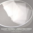 thumbnail image 3 of CIMAXIC 300Pcs Clear Photo Sealer Film Heat Shrinkable Protective Laminating Sheets, 3 of 8