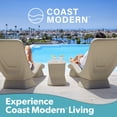 thumbnail image 5 of Coast Modern Weighted Riser Kit for Lounger Chair - Use In Pool or On Patio, Sand, 5 of 6