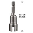 thumbnail image 4 of Natural Slotted Butterfly Hole Socket Wrench 65mm Hexagonal Handle Wing Tool Nut Electric Socket For Mechanical Repairs, 4 of 8