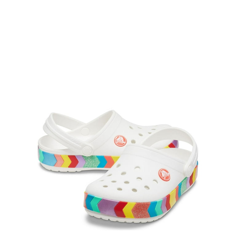 Toddler rainbow crocs 2025