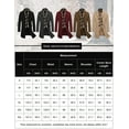 thumbnail image 5 of COOFANDY Men's Peacoat Trench Coat Notch Lapel Single Breasted Mid-Length Peacoat With Attached Scarf, 5 of 6