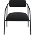 thumbnail image 4 of Meridian Furniture Carly Black Boucle Fabric Accent Chair, 4 of 5