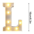 thumbnail image 2 of Tahtuvzn School Home Decor Letters Lights Alphabet Lamp LED Letter Lighting Light Illuminated Night Decoration for Birthday Party Wedding Room, 2 of 6