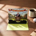 thumbnail image 2 of Fathers Day Talking Pop Up Card with Light & Sound - Plays Real Voice, Funny 3D Pop Up Greeting Card, Presidential Podium Scene, Funny Fathers Day Surprise for Dad(green 2pcs)Q, 2 of 7