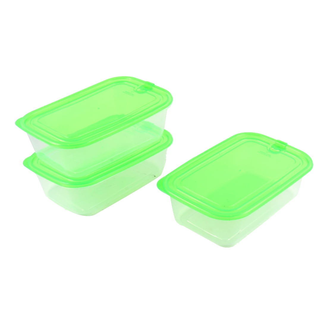 Plastic Rectangle Airtight Food Storage Box Container Holder 1300ML 3