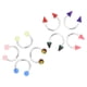 thumbnail image 5 of Juego de anillos para perforación, 110 unidades/juego, lengua, nariz, vientre, nariz, ombligo, diseñado a medida Jadeshay A, 5 of 8