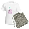 thumbnail image 5 of CafePress - Cute Pink Octopus Pajamas - Women's Short Sleeve Print T-Shirt and Pants Light Cotton Pajama Set, 5 of 7