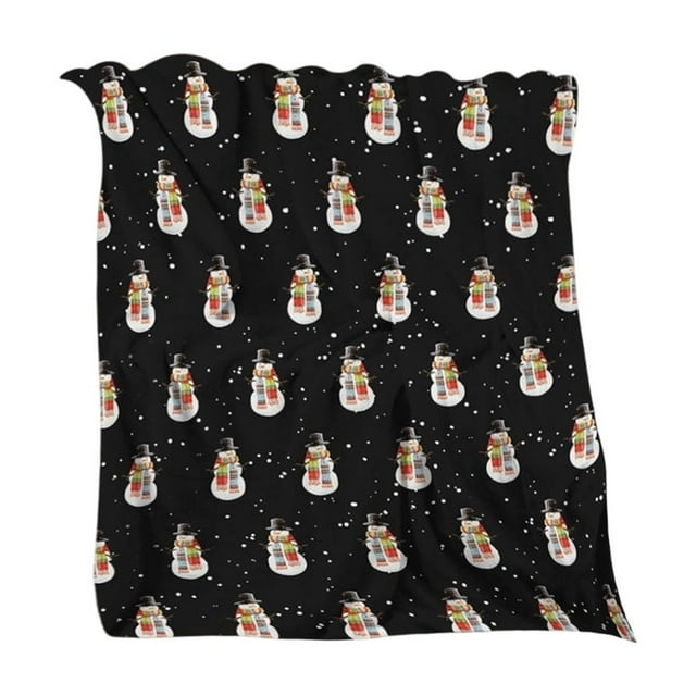 Christmas Holiday Gift Soft Lightweight Flannel Blanket Nap Blanket