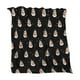 thumbnail image 2 of Manta Navideña de Franela Suave y Ligera de Forro Polar Negro de 140 X 190 Cm | Manta Acogedora y Cálida para La Siesta | Regalo Navideño Duradero y Lavable para Uso En Casa, Oficina y Exteriores, 2 of 6