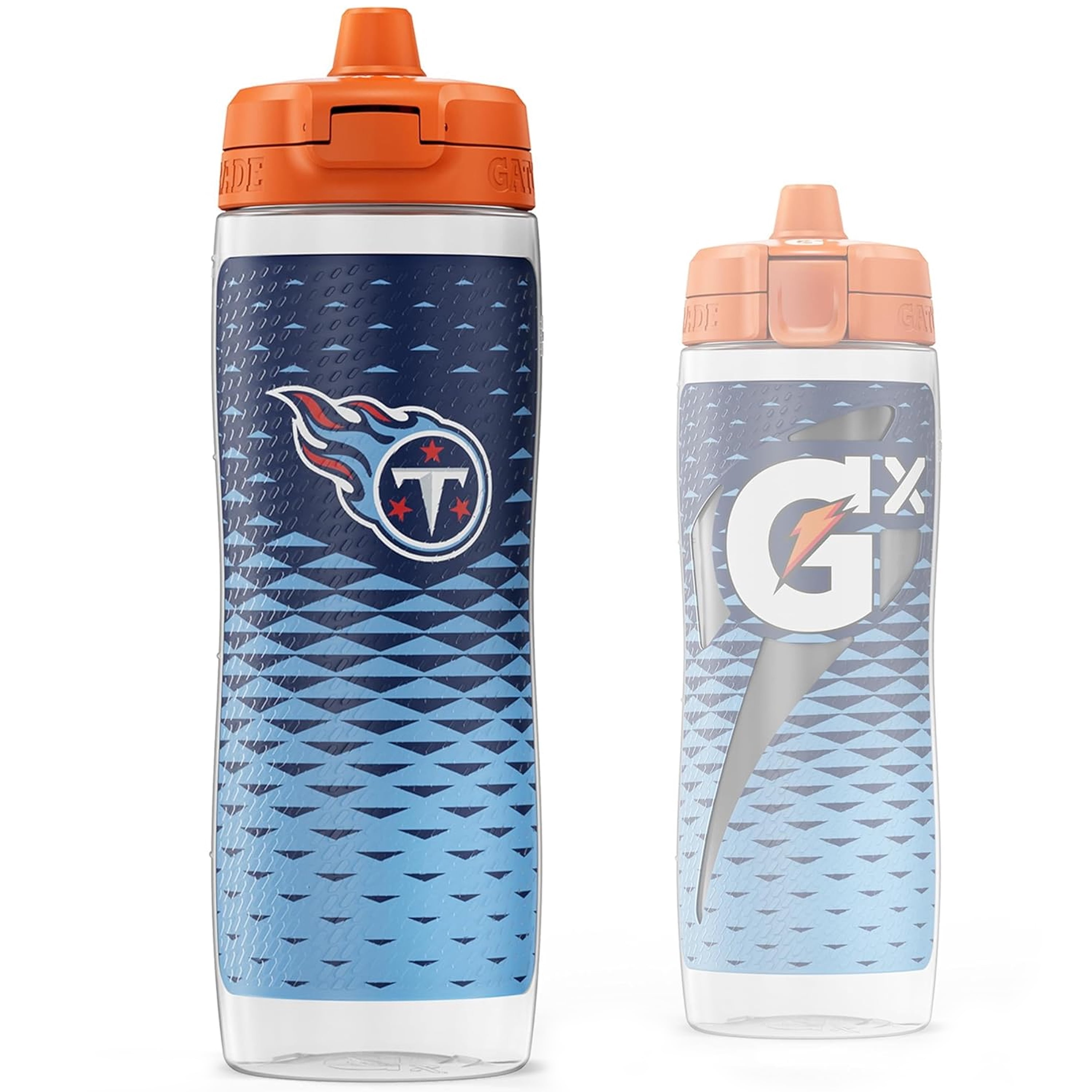 Gatorade Gx Tennessee Titans NFL 30 fl oz Water Bottle & Sports Towel Bundle