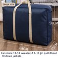 thumbnail image 4 of CSChome Sac de Rangement pour Couette Fermeture Éclair Lisse Rangement pour Couette Pliable Poignée Large Grande Capacité Rangement pour Couvertures de Voyage, 4 of 7