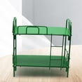 thumbnail image 3 of figatia Doll Bunk Furniture Toy Bunk Beds Stackable for Crafts DIY Model Green, 3 of 8