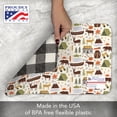 thumbnail image 7 of Highland Home "Lodge Life" 4-Pack Reversible Easy Care Plastic Placemats, 7 of 7