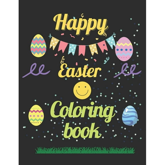 The Funny Easter Egg Coloring Book For Ages 1-5: Fun To Color Easter eggs (Coloring book), (Paperback)