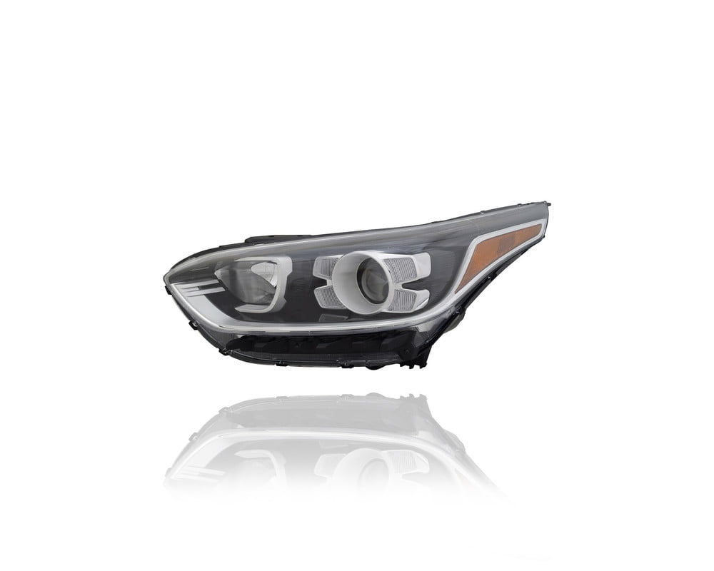 TYC Right Passenger Side Halogen Chrome Headlight for Dodge Dart 2013-2015
