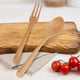 thumbnail image 5 of Juego de Cuchara y tenedor de madera Jadeshay Aspecto llamativo, 5 of 9