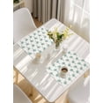 thumbnail image 5 of Green Palm Trees Placemats Set of 12, Country Summer Botanical Tropical Plants Placemats for Dining Table, Place Mats for Kitchen Tabletop, Waterproof Wipeable Dining Table Mats Set, 5 of 9