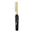 thumbnail image 4 of 2 in 1 Curling and Straightening Brush Functional Copper Comb Styler for Hair Styling, 4 of 9