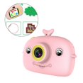 thumbnail image 3 of Cámara Digital de juguetes para niños de 3 a 9 , grabadora de vídeo para niños de 2 pulgadas 1080P regalos de cumple compatible con Lente doble rosa shamjiam cámara digital para niños, 3 of 7