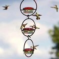 thumbnail image 1 of Comedero para Colibríes, Hermoso Comedero Colgante para Pájaros con de Metal Circular y Botella de Metal. Comedero para Colibríes, 1 of 6