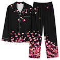 thumbnail image 7 of Iyufng Womens Pajama Sets Long Sleeve,Valentine's Day Pajama Sets for Women Plus Size,Sleepwear Sets,2 Piece Womens Plus Loungewear with Pockets V-Neck Valentines Love Heart Pjs S-XXXL, 7 of 7