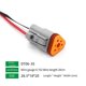 thumbnail image 2 of Para conector impermeable automotriz alemán con conector de arnés con funda de cable, extremo hembra de 3 orificios como se muestra, 2 of 5