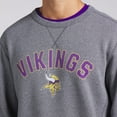 thumbnail image 7 of Men's Fanatics  Heather Gray Minnesota Vikings Loop Terry Pullover Sweatshirt, 7 of 7