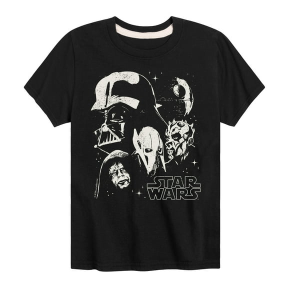 Star Wars - Darth Collage - Toddler And Youth Short Sleeve Tee