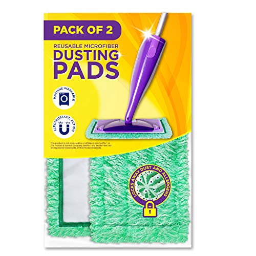 Microfiber Dry Dusting Cleaning Pad Reusable Mop Pads Compatible with