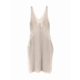 thumbnail image 4 of VEKDONE Party Dresses for Women Sleeveless V Neck Split Maxi Dress Bodycon Holiday Long Dress Evening Cocktail Dresses Beach Vacation Dress Khaki S, 4 of 7