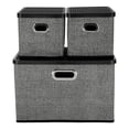 thumbnail image 1 of Cajas De Almacenamiento Select Home  Home Negro Set 3, 1 of 3