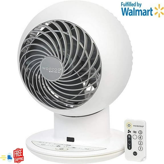 Woozoo Circulateur d'Air Oscillant à 5 Vitesses avec Télécommande