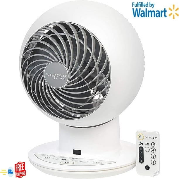 Woozoo Circulateur d'Air Oscillant à 5 Vitesses avec Télécommande