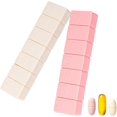 thumbnail image 1 of 2Pack Weekly Pill Organizer,Extra Large 7 Days Pill Cases Travel Daily Pill Box for Fish Oil, Calcium and Other Vitamin Pill, 1 of 5