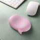 thumbnail image 1 of Descanso de muñeca de gel suave rosa, protector de muñeca de goma mousepad con soporte para la mano, 1 of 6